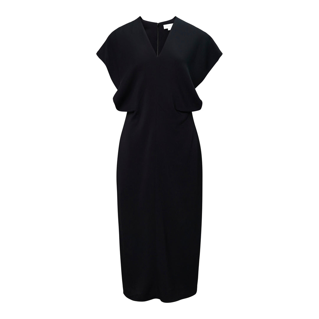 V-Neck Midi Dress