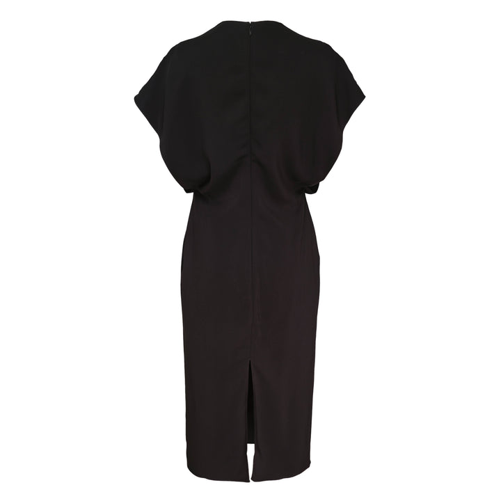 V-Neck Midi Dress