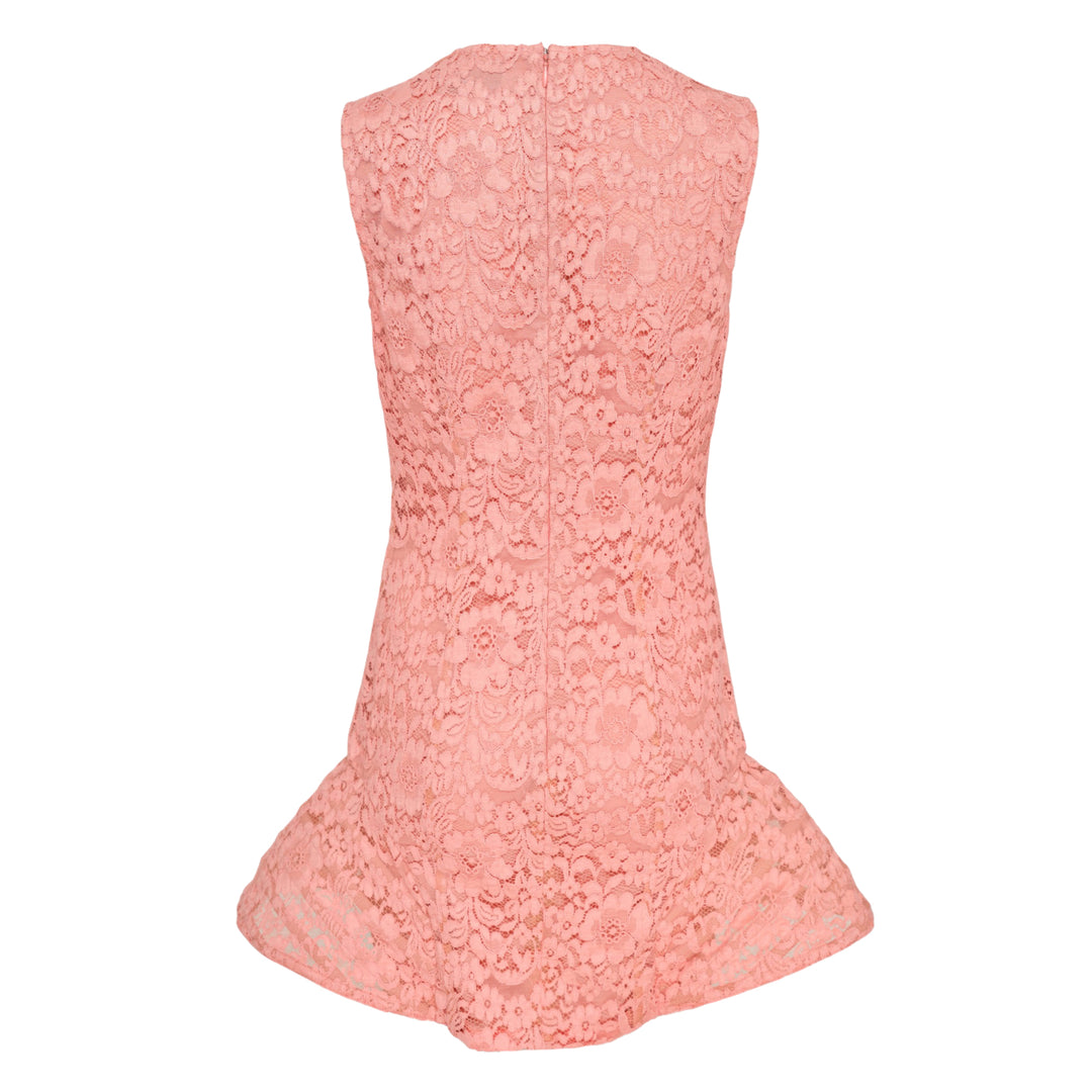 Floral Lace Mini Dress
