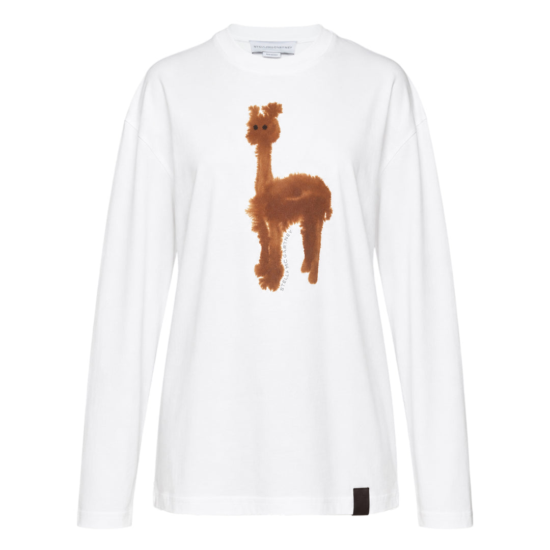 Watercolour Alpaca Long Sleeve Tee