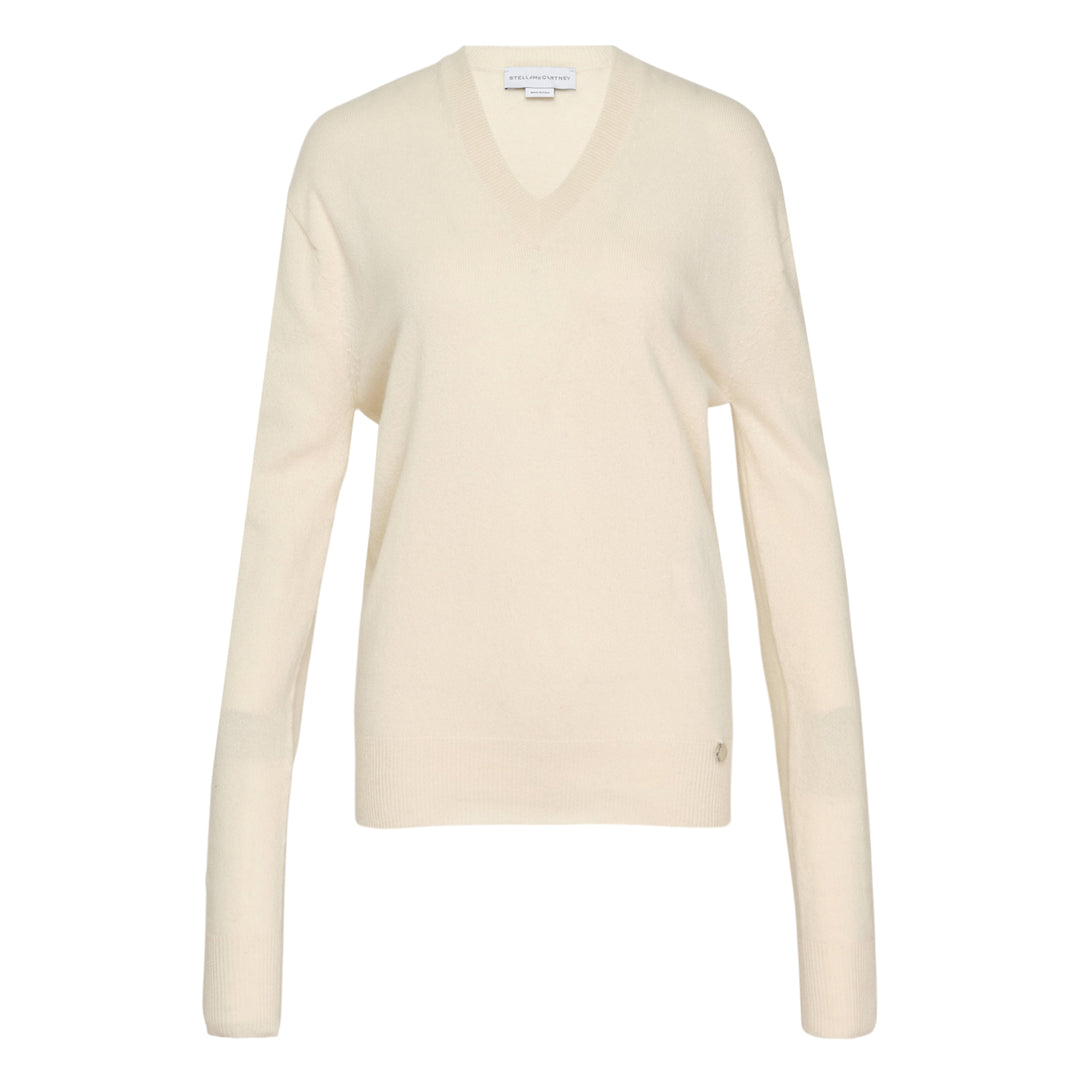 Recycled Cashmere V-Neck Jumper