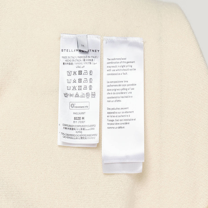 Recycled Cashmere V-Neck Jumper