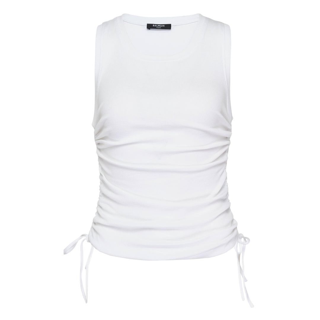 Jersey Draped Tank Top