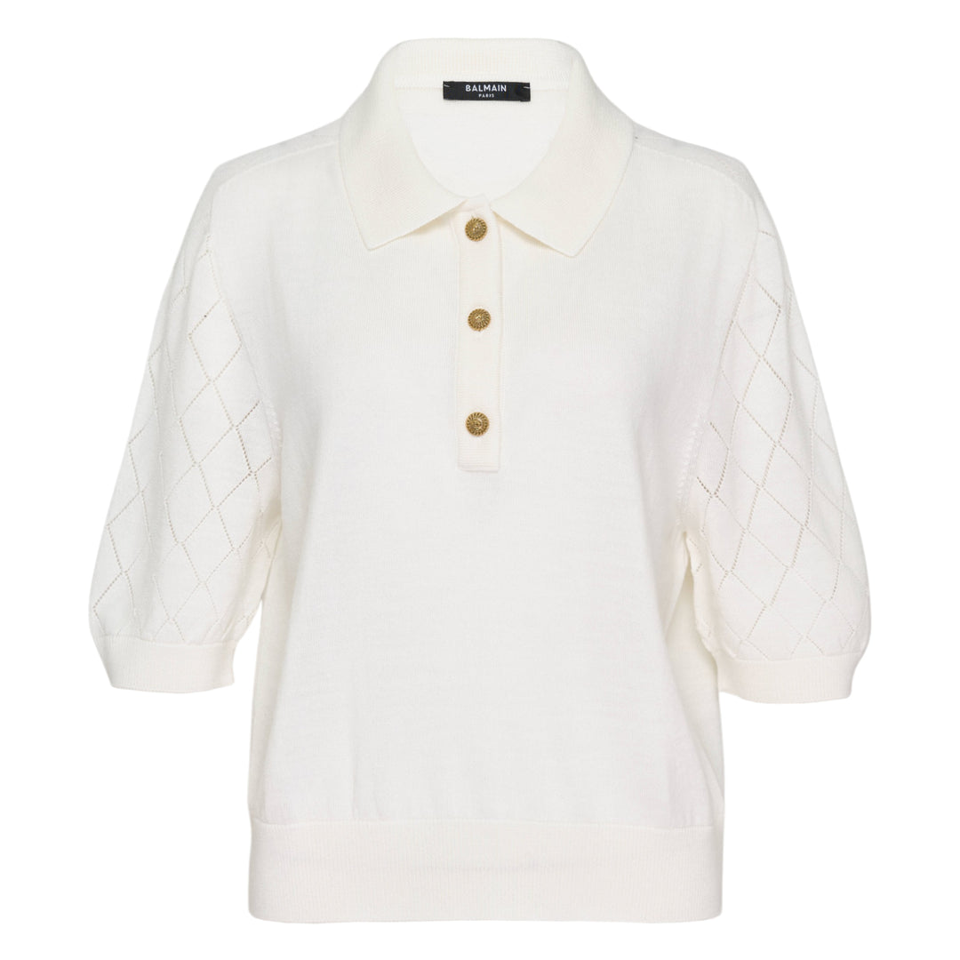3 Button Quilted Polo