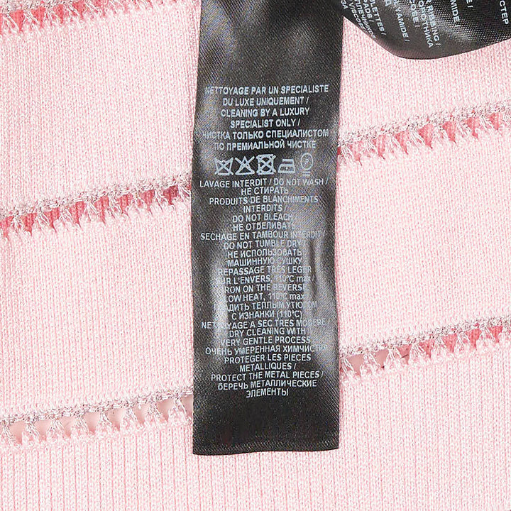 Buttoned Flèchage Knit Cardigan