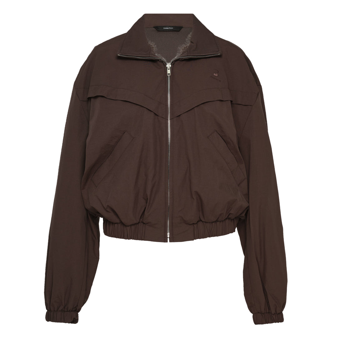 Brown Hybrid Wind Breaker Jacket