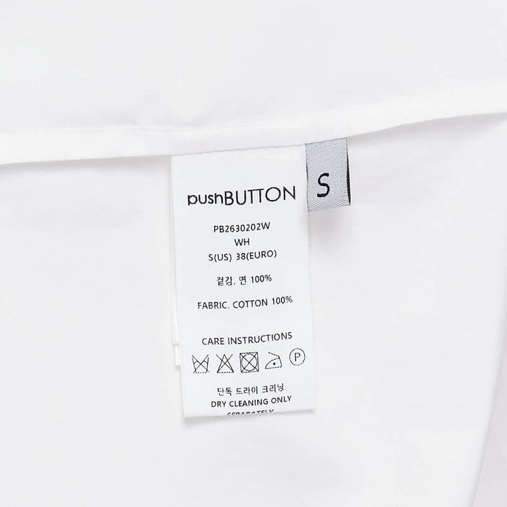 Bra Detail Cotton Shirt