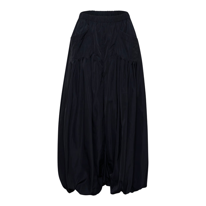 Tucked Balloon Cropped Pants