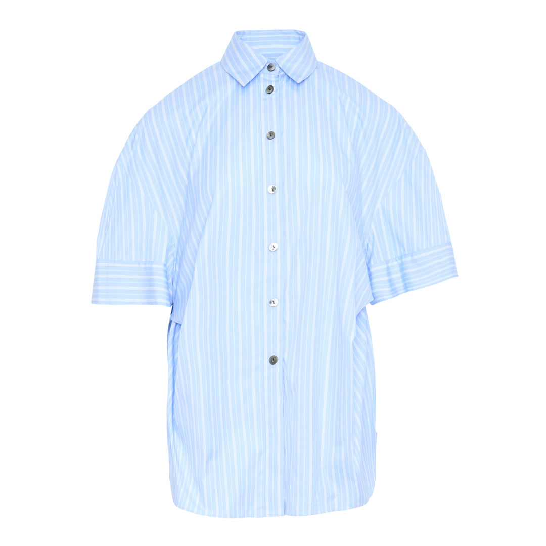 Striped 3D Short Sleeve Shirt