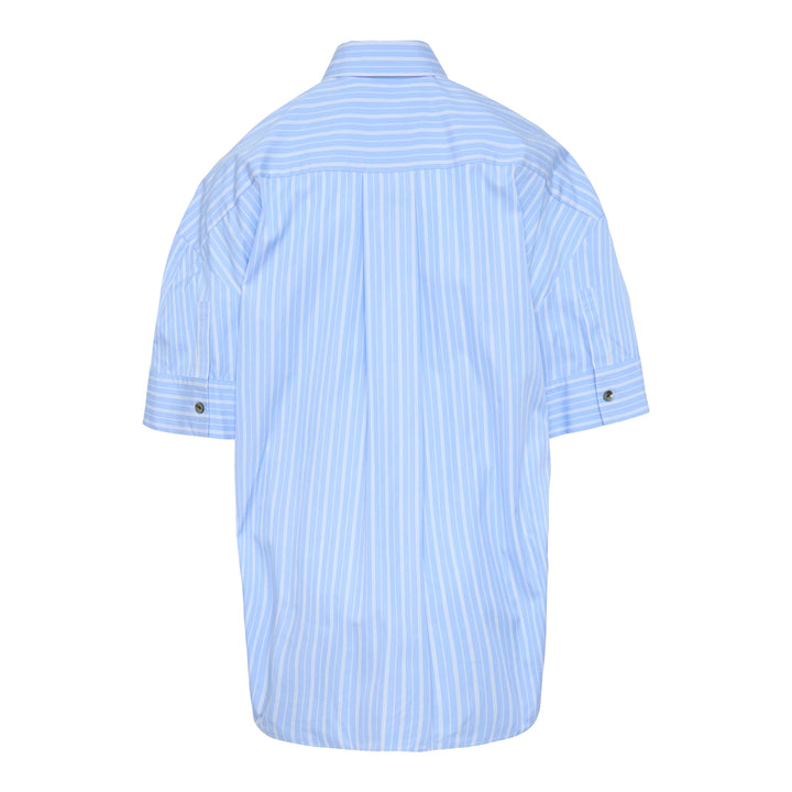 Striped 3D Short Sleeve Shirt