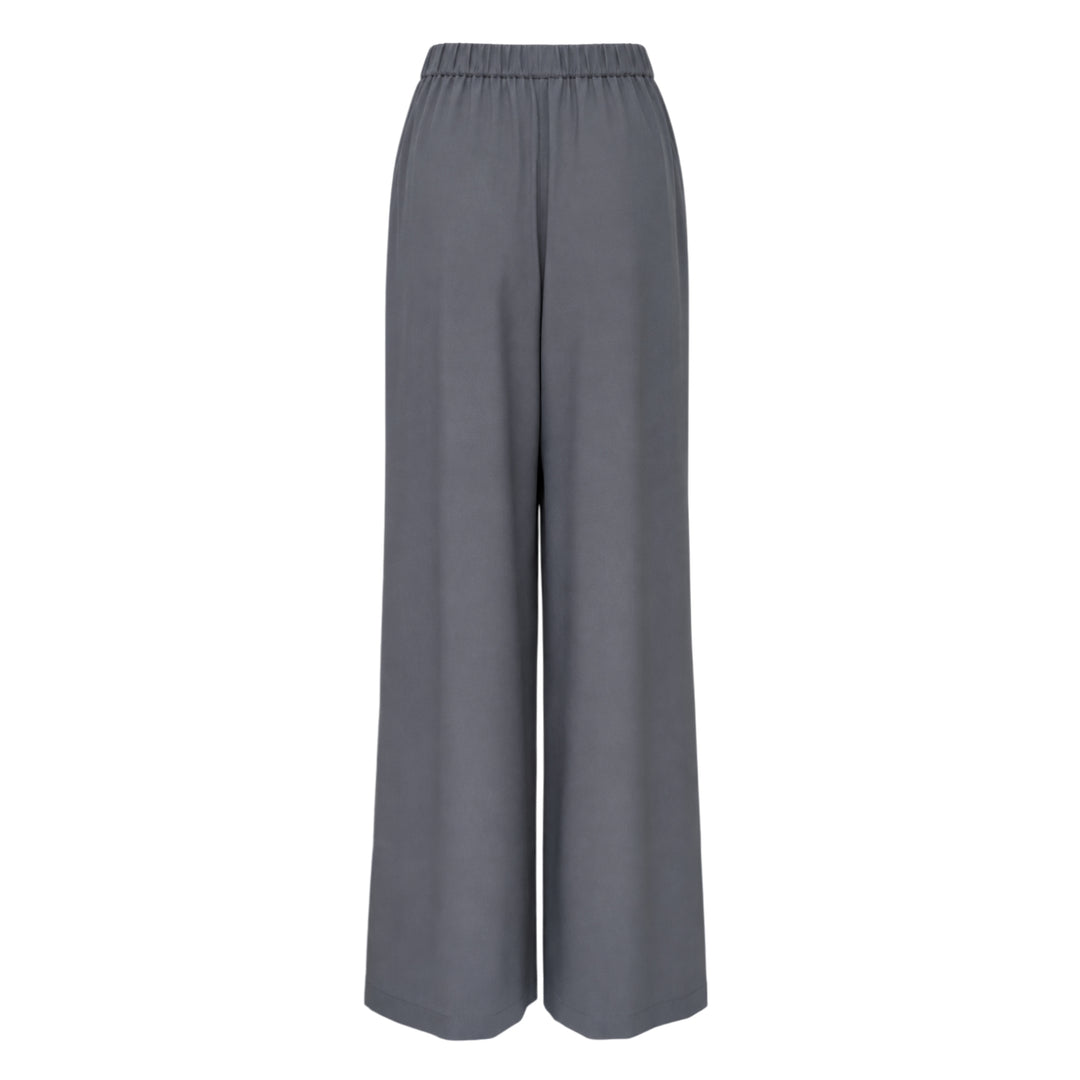 Box Pleated Wide Trousers