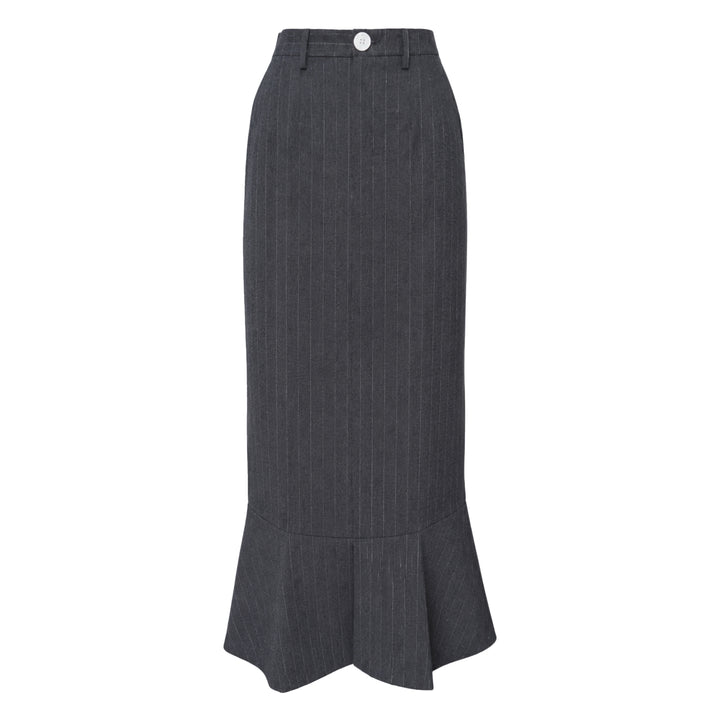 Striped Umbrella Hem Skirt