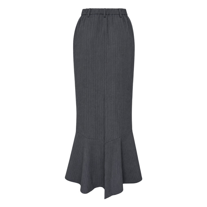 Striped Umbrella Hem Skirt
