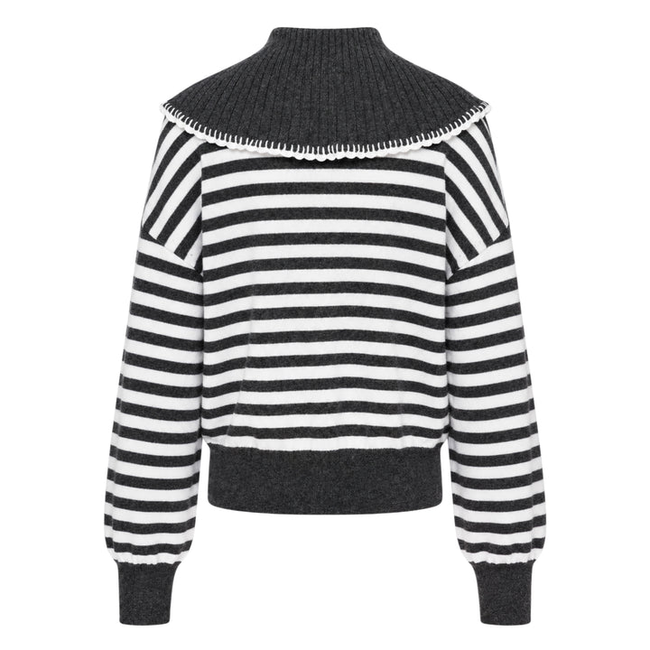 Striped Long Sleeve Cardigan