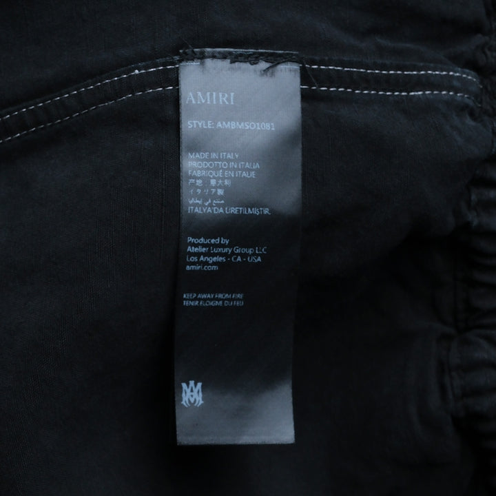 Script Linen Garment-Dyed Shorts