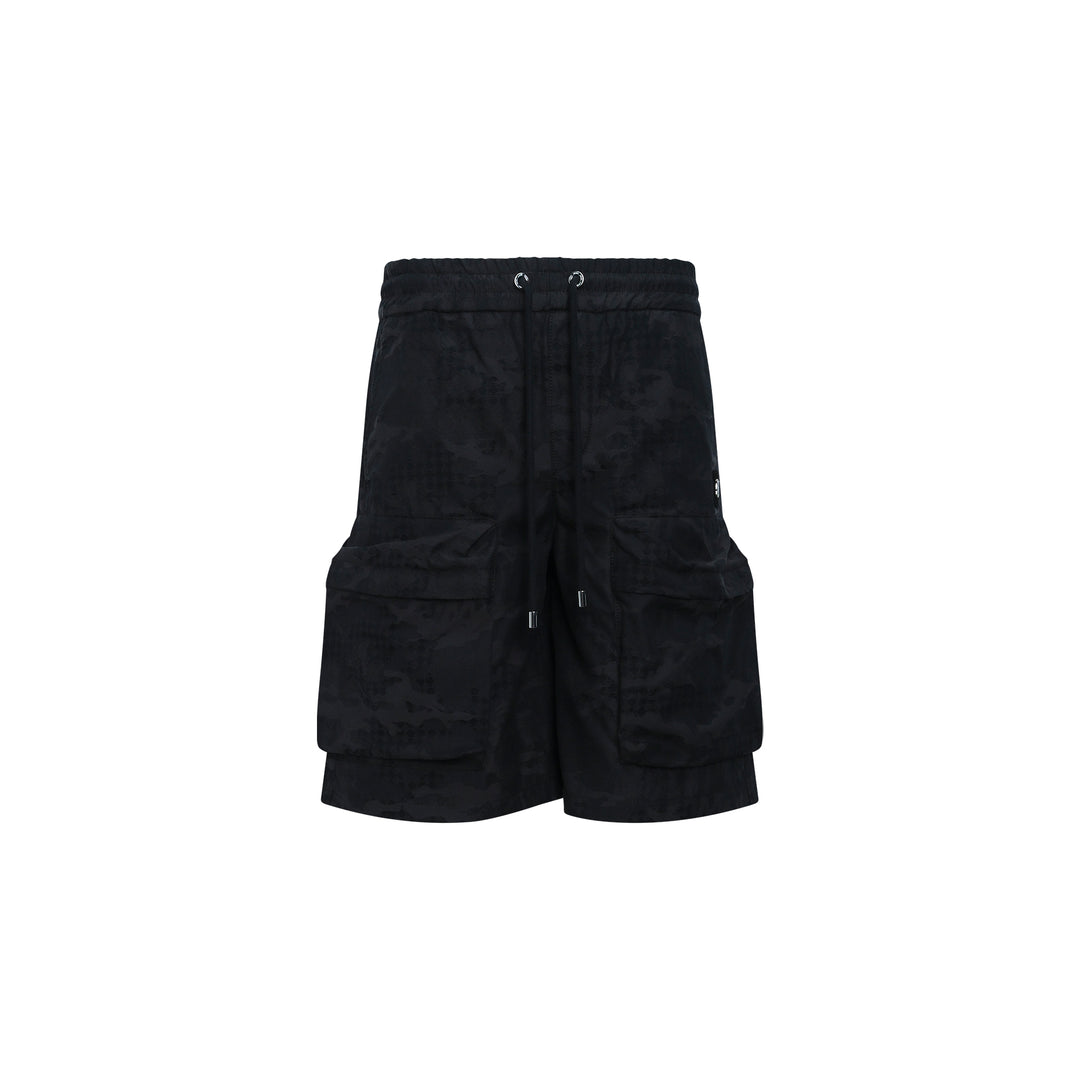 Camo Cargo Pocket Shorts