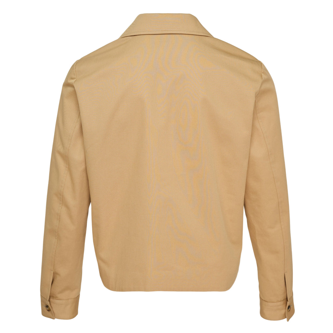 Script Collar Shirt Jacket