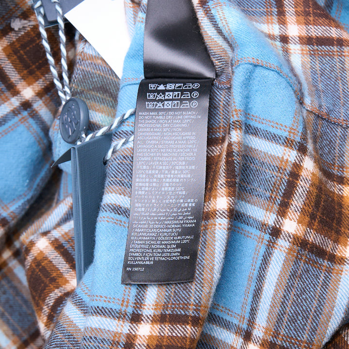 Quad Bleached Flannel Long Sleeve Shirt