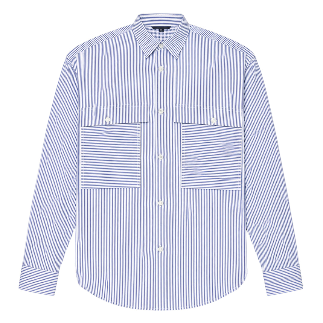 Cotton Stripe Long Sleeve Shirt