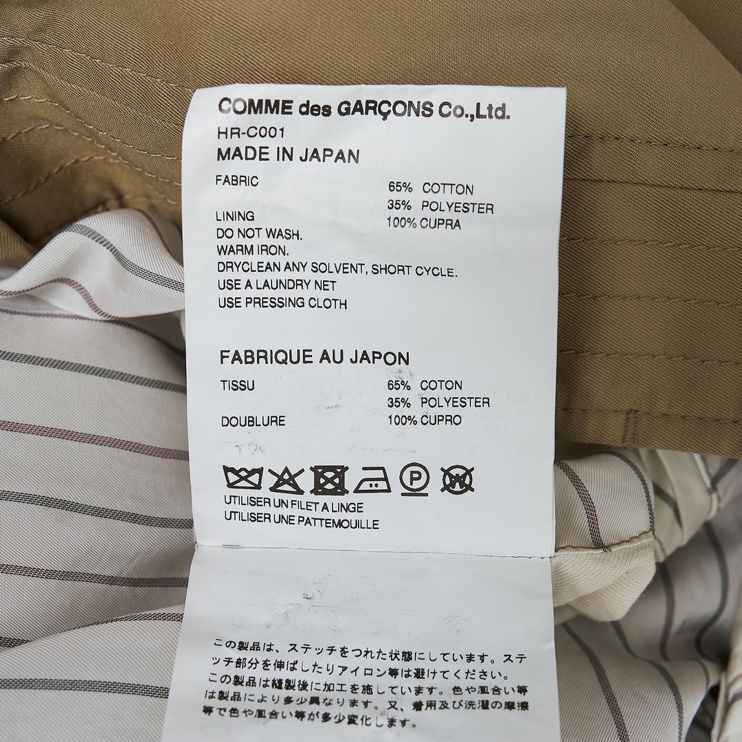 Cotton Polyester Gabardine Coat