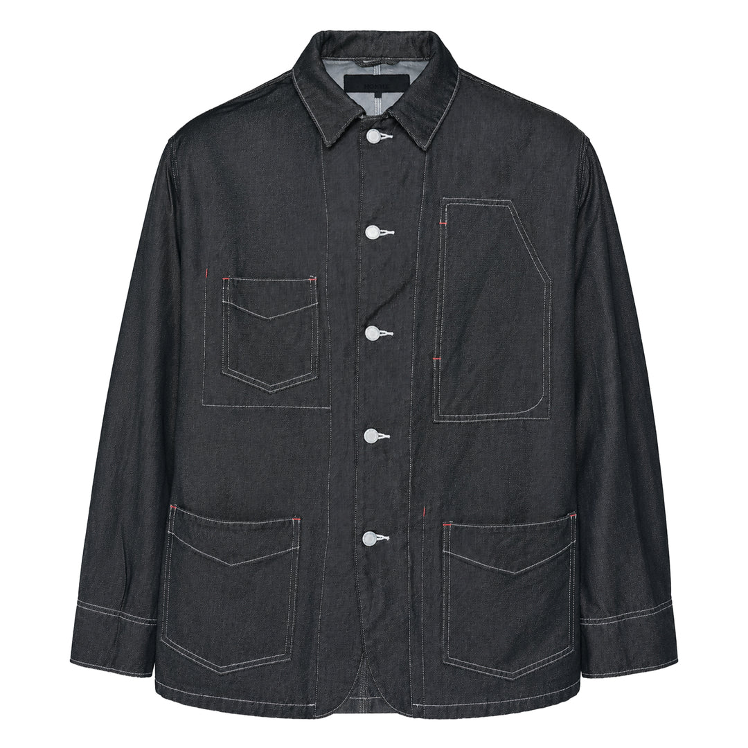Garment Dyed Denim Blouson