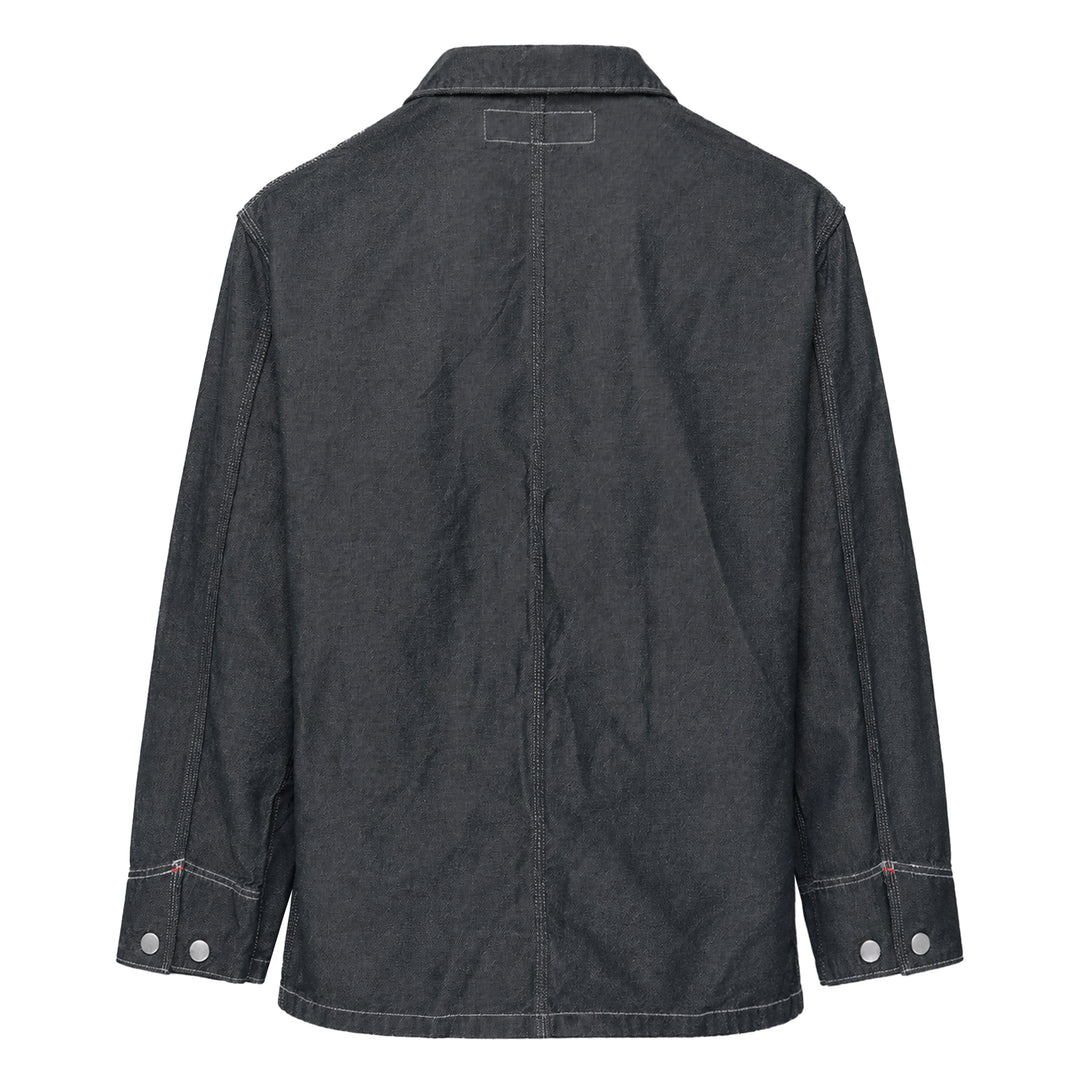 Garment Dyed Denim Blouson