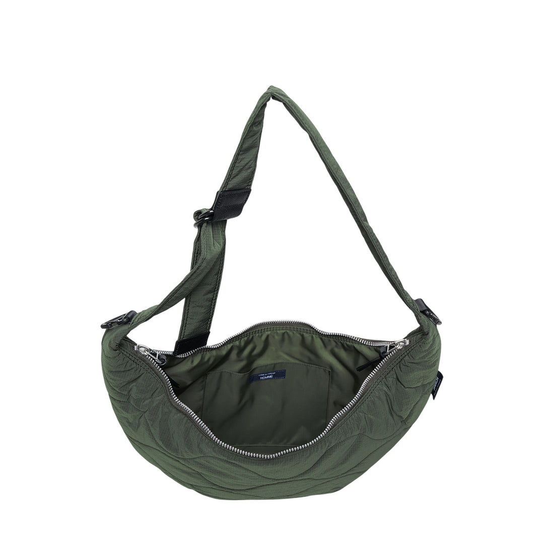 Nylon Ripstop Quilted Crossbody Bag