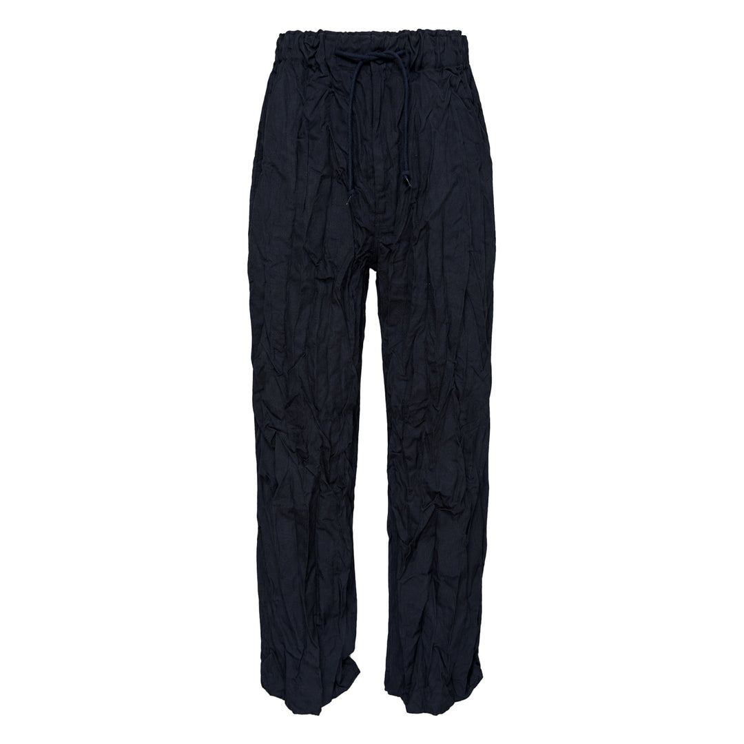 Crinkled Drawstring Pants