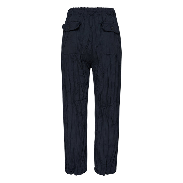 Crinkled Drawstring Pants