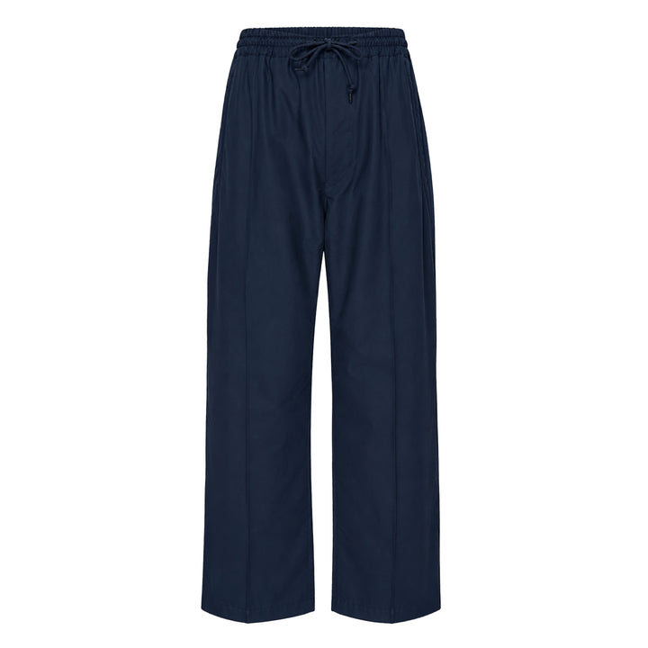 Cotton Twill Wide Leg Pants