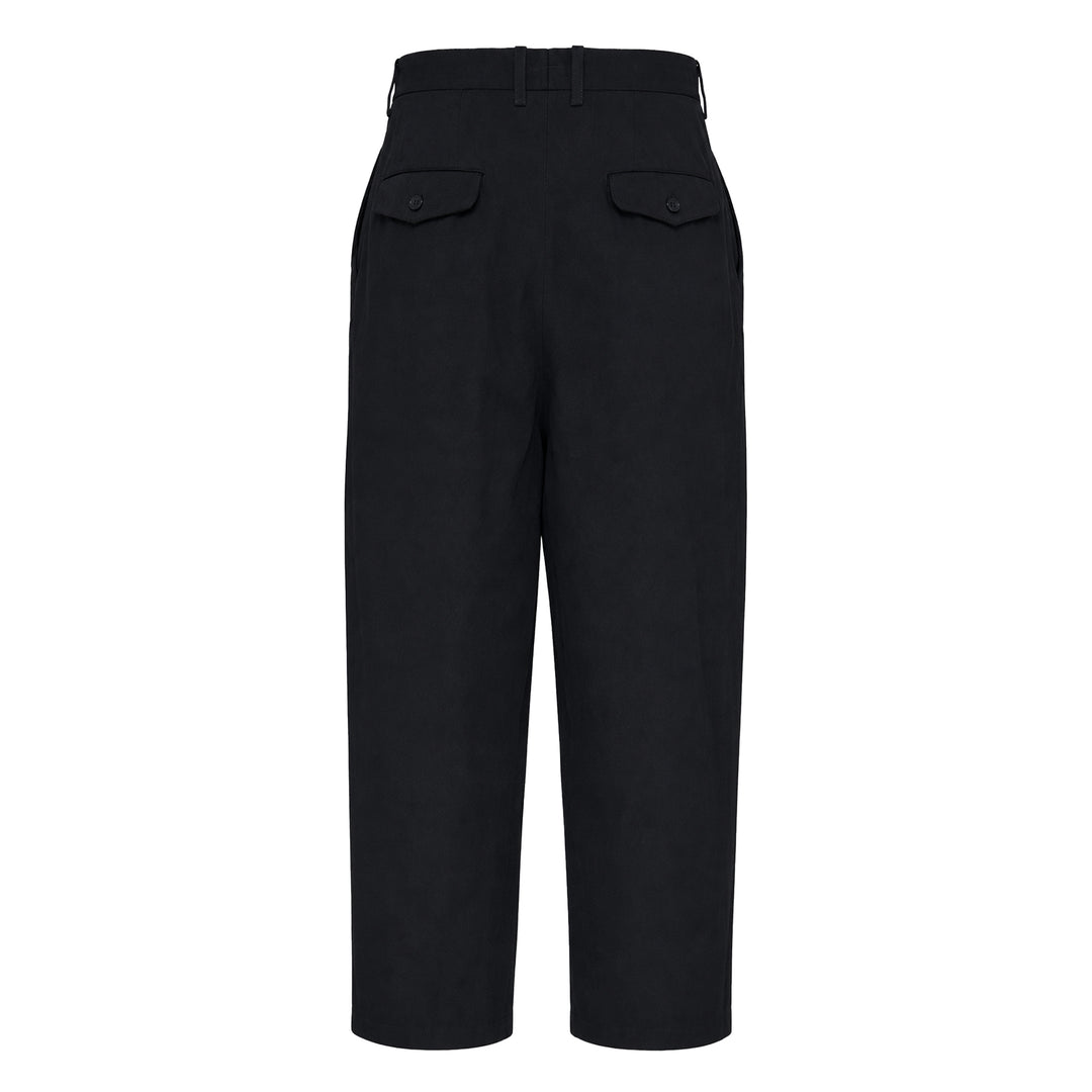 Garment Dyed Pleated Pants