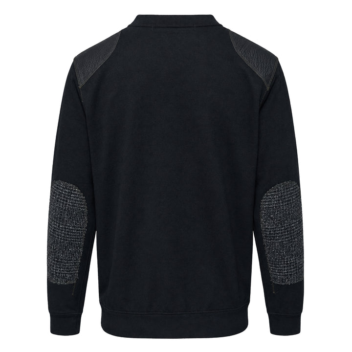 Wool Jersey Cowhide Cardigan