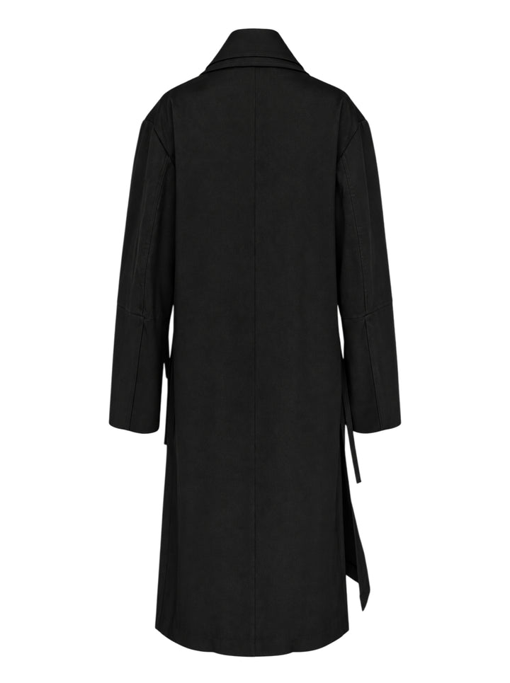 Setchu Cady Kimono Shirt with Neck Tie - view 2