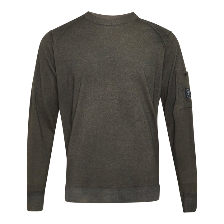Merino Wool Re-Colour Crewneck Sweater