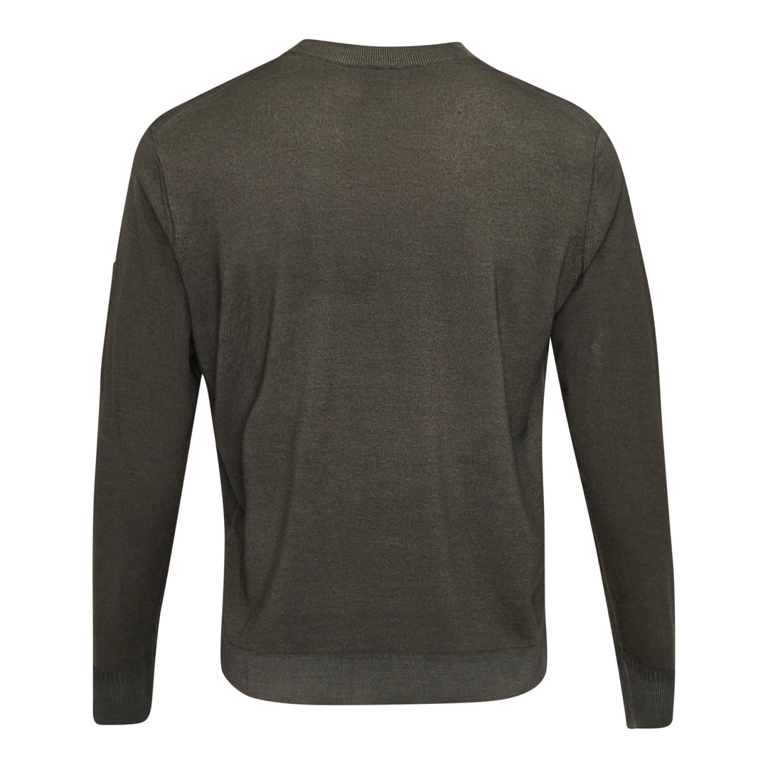 Merino Wool Re-Colour Crewneck Sweater