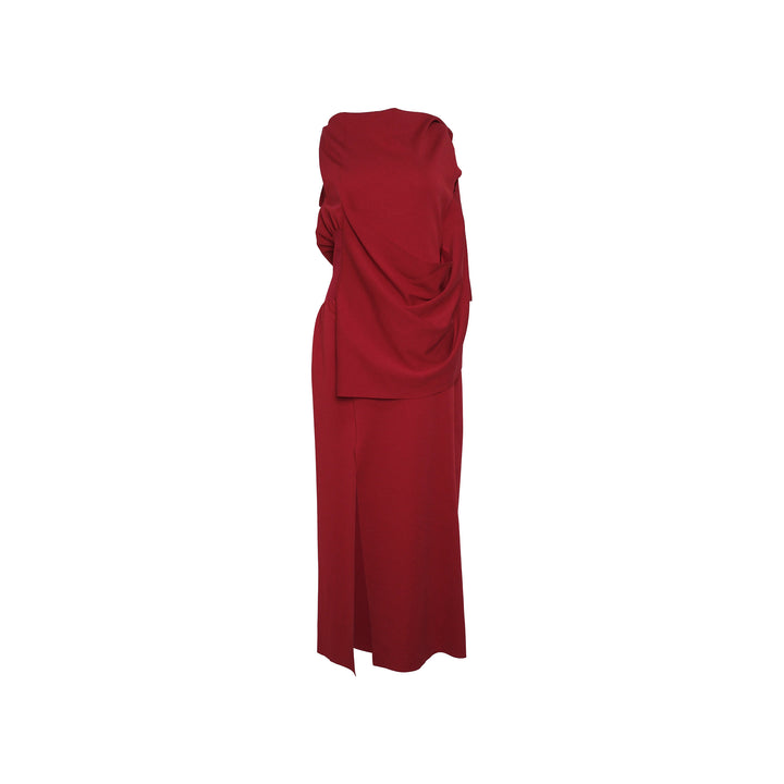 Milan Draped Sleeveless Dress