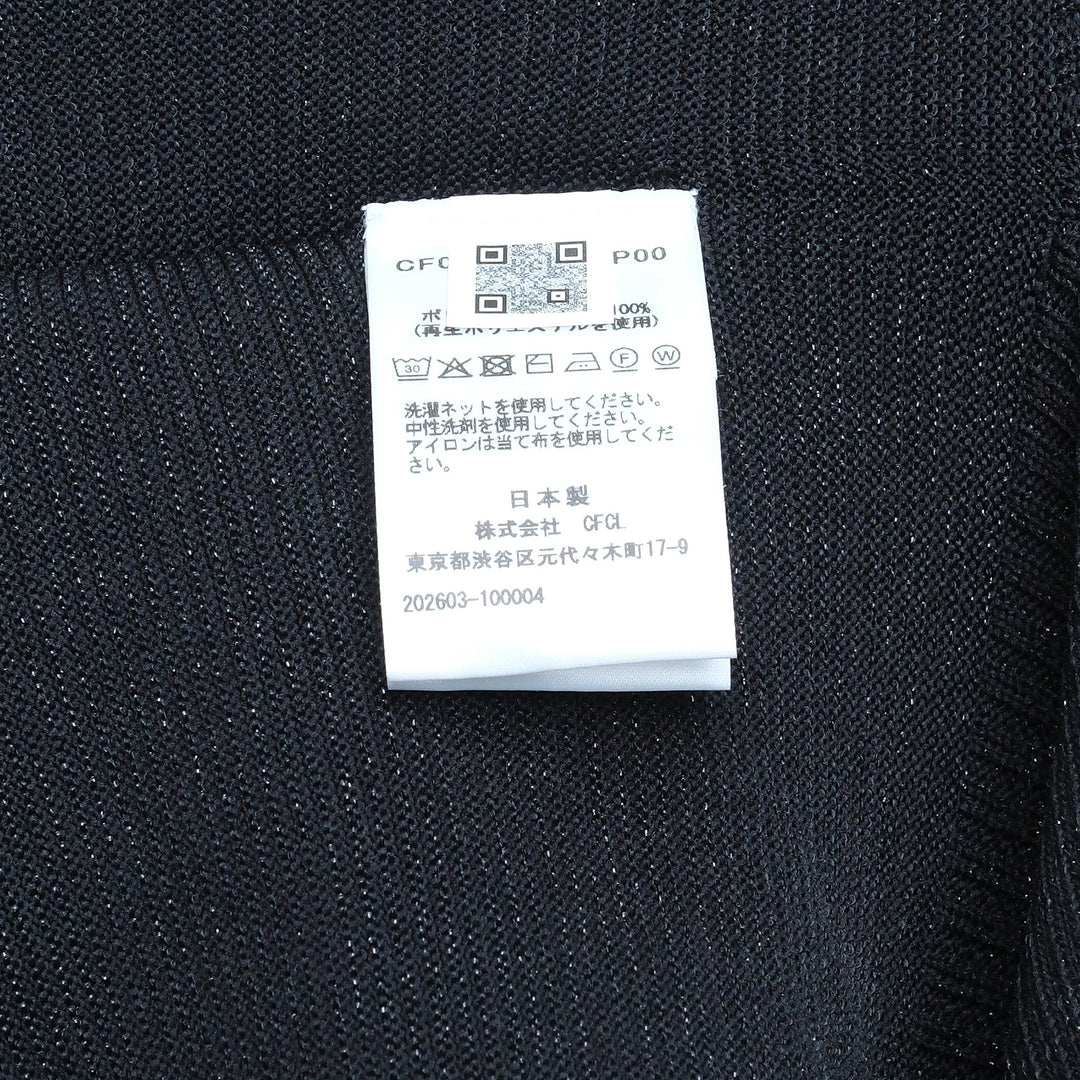 Pottery Crease Asymmetric Knit Dress