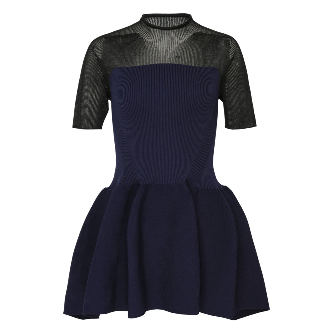 Lucent Décolletage Short Sleeve Top
