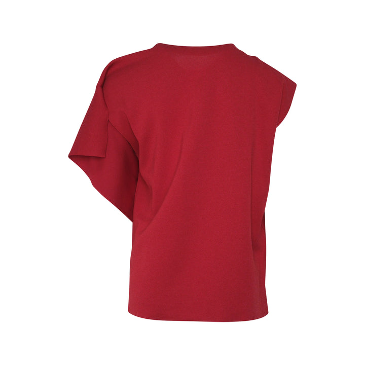 Draped Ruffle Top