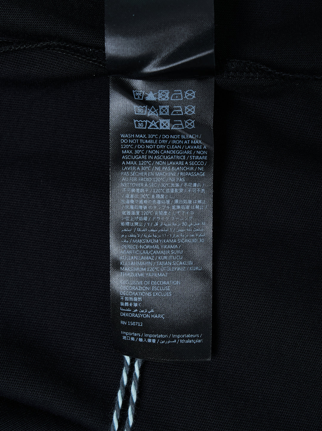 Amiri black short-sleeve tee with crystal-embellished MA block letter logo on the chest - view 5