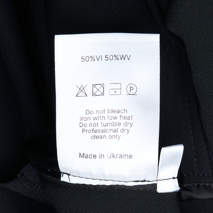 Wool Blend Deconstructed Cropped Jacket