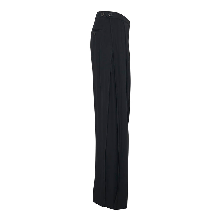 Frayed-Edge Side Stripe Pants