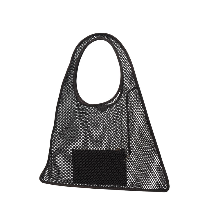 Fishnet Hobo Shoulder Bag