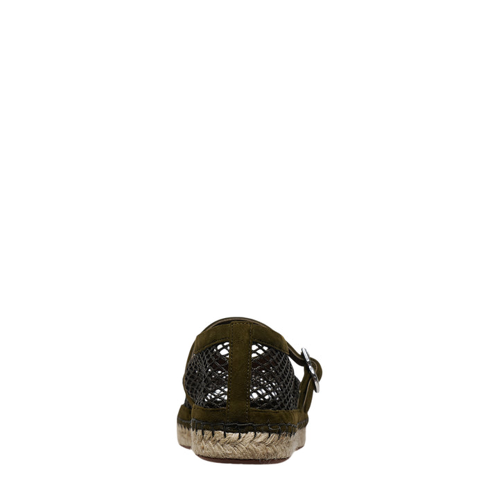 Fishnet Mary Jane Espadrilles