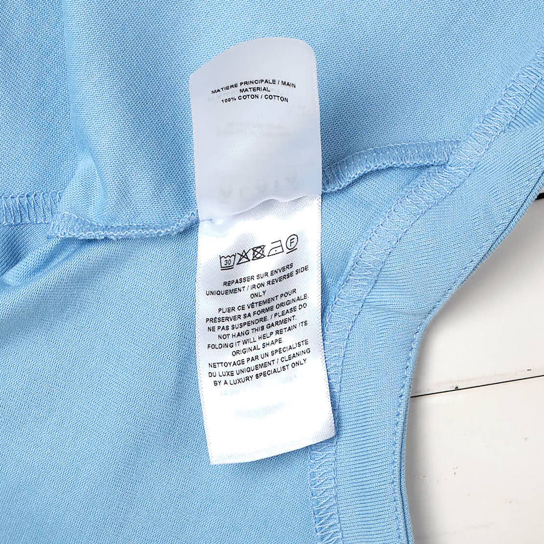 High Neck Cotton Jersey Tee