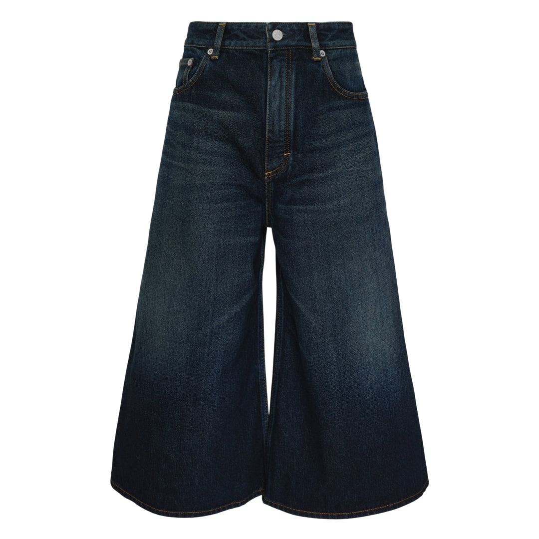 Palazzo Dock Blue Denim Shorts