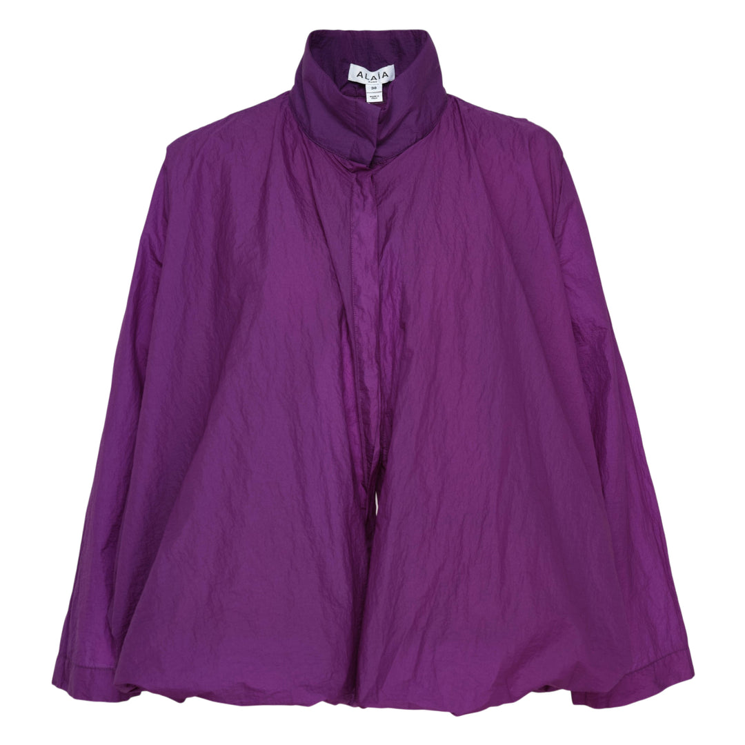 Draped Soft Nylon Jacket