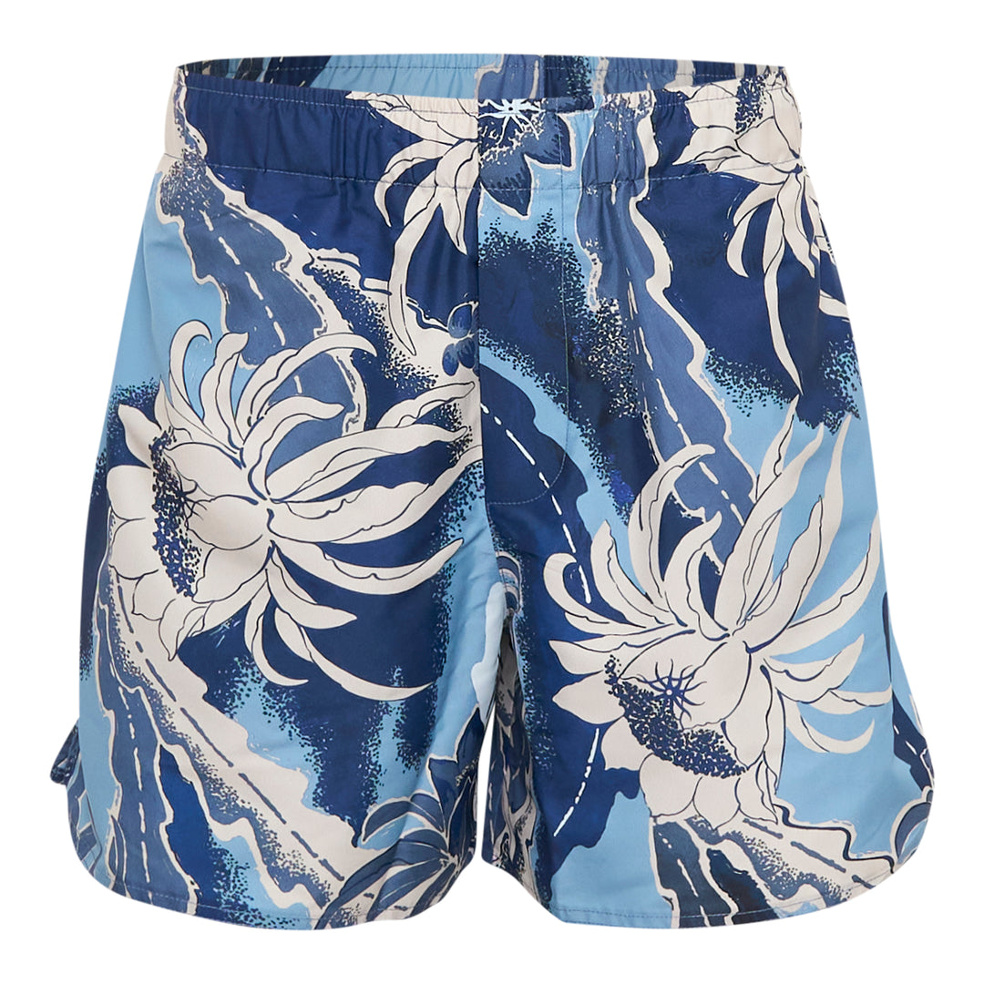 Hawaiian Print Swim Shorts