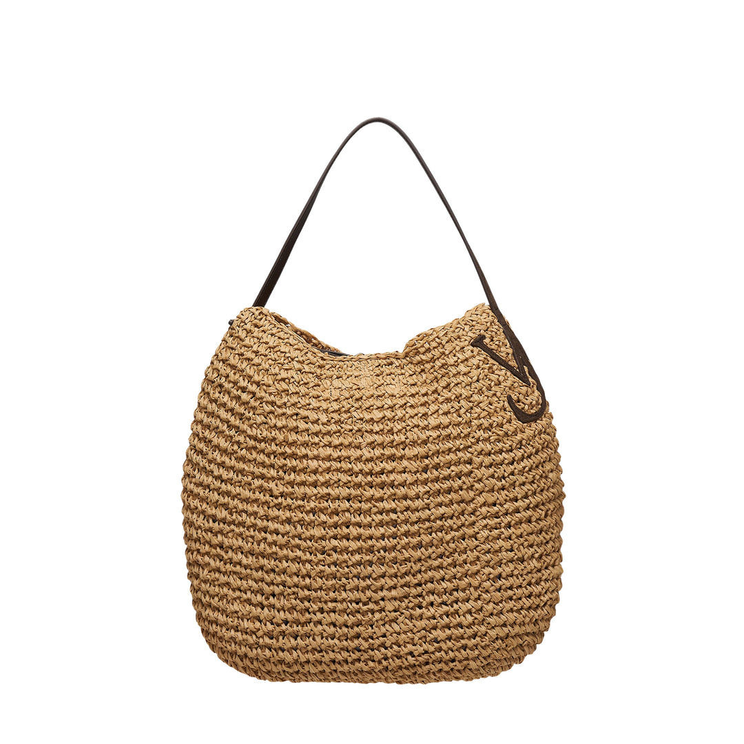 XL Raffia Yarn Bulb Bag