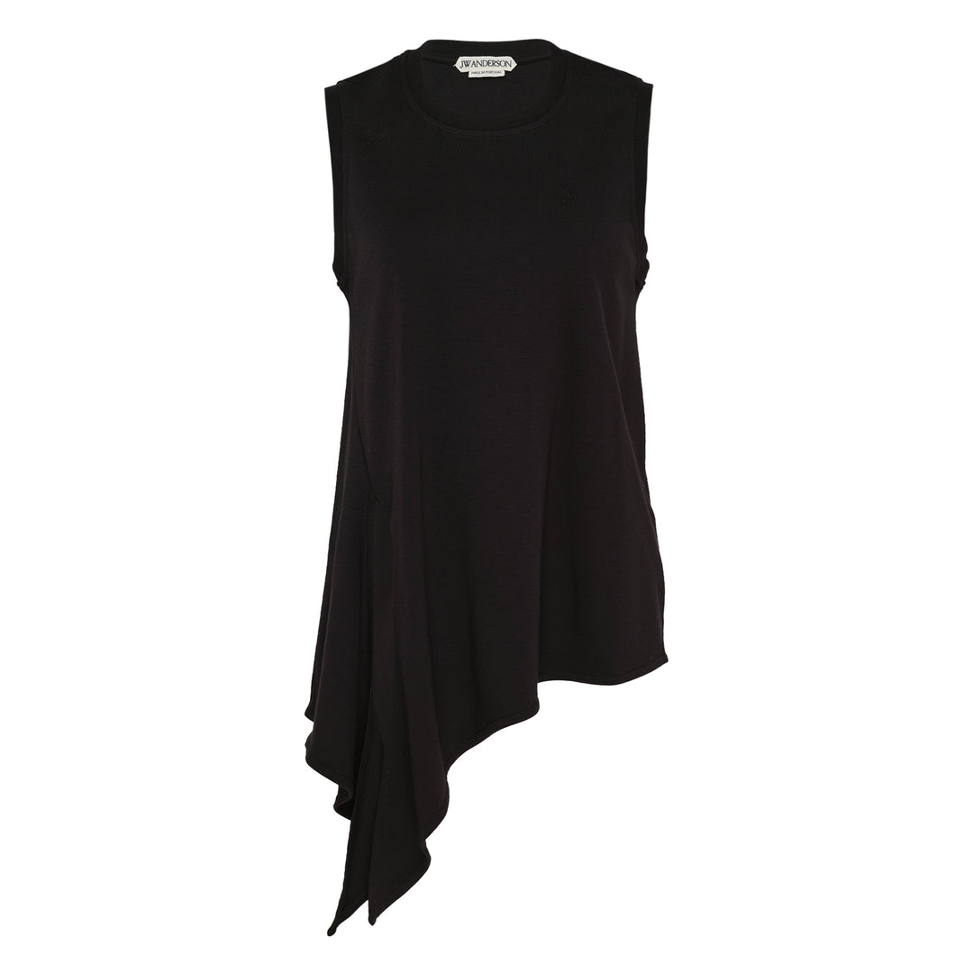 Asymmetric Tie Hem Tank Top